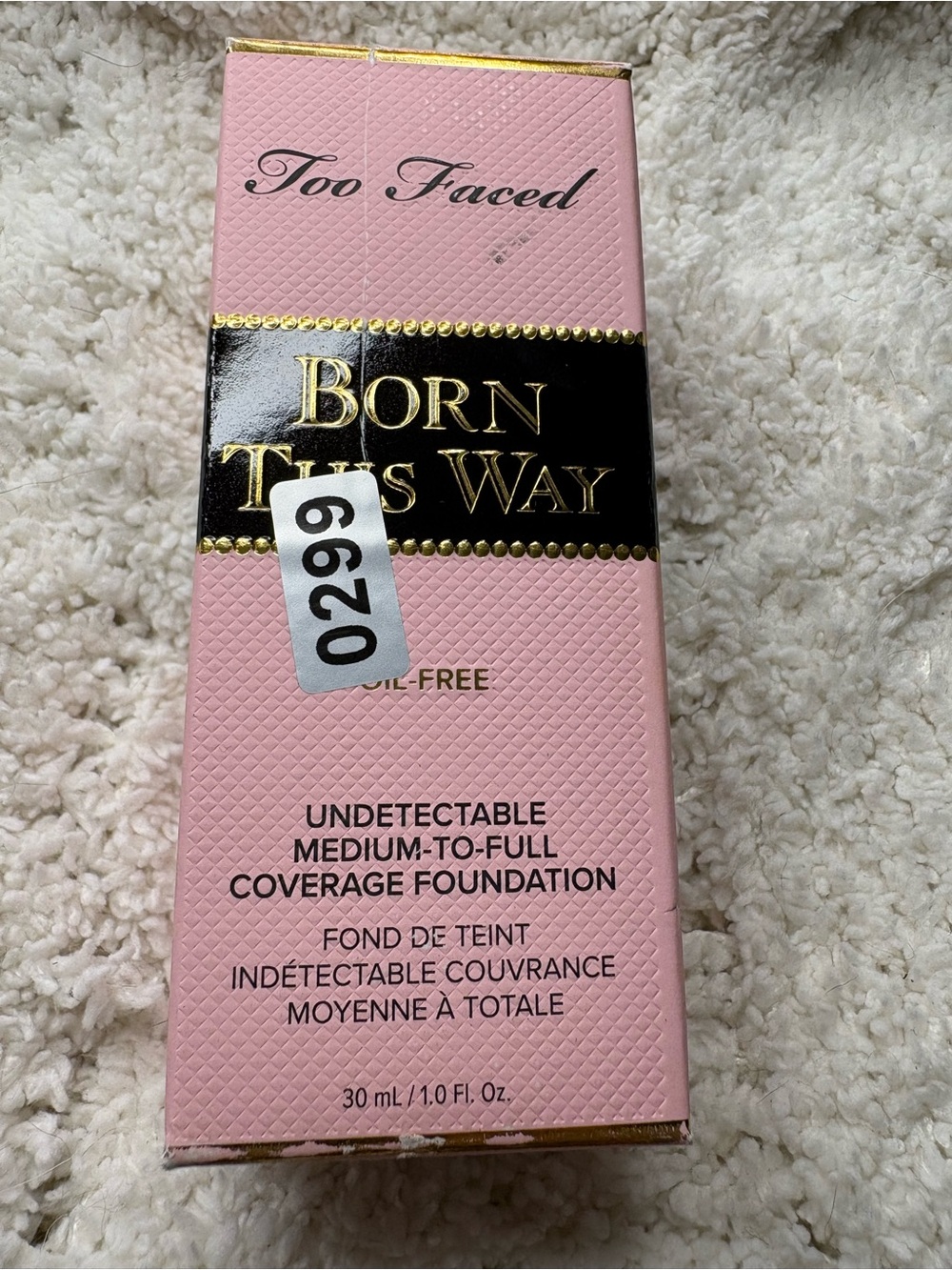 Too Faced Born This Way Foundation - Pink & Gold Packaging